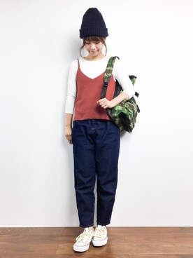 tomoyoさん（レディース・159cm）の秋コーディネート