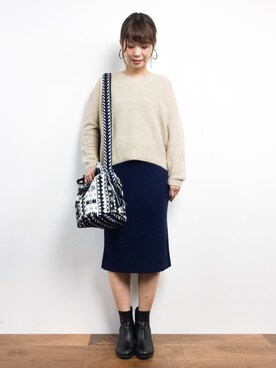 tomoyoさん（レディース・159cm）の秋コーディネート