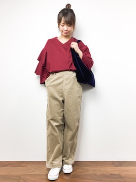 tomoyoさん（レディース・159cm）の秋コーディネート