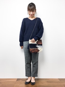 tomoyoさん（レディース・159cm）の秋コーディネート