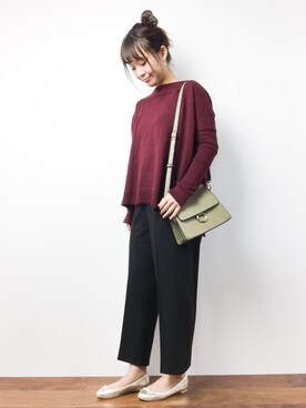 tomoyoさん（レディース・159cm）の秋コーディネート