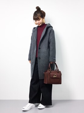 tomoyoさん（レディース・159cm）の冬コーディネート