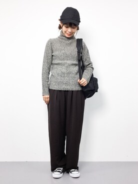 tomoyoさん（レディース・159cm）の冬コーディネート