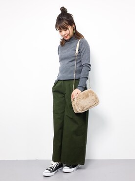 tomoyoさん（レディース・159cm）の冬コーディネート