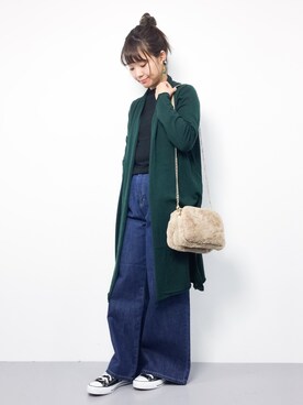 tomoyoさん（レディース・159cm）の冬コーディネート