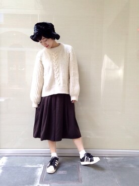 Yoshida Aoiさん(レディース・155cm)の秋コーディネート