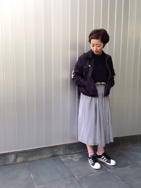 Yoshida Aoiさん（レディース・155cm）の秋コーディネート