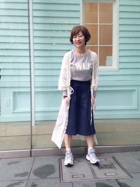 Yoshida Aoiさん（レディース・155cm）の冬コーディネート