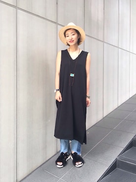 Yoshida Aoiさん(レディース・155cm)の夏コーディネート
