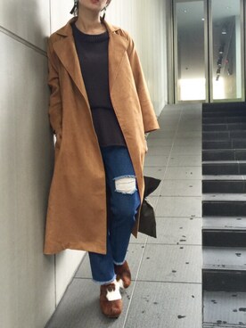 Yoshida Aoiさん（レディース・155cm）の秋コーディネート