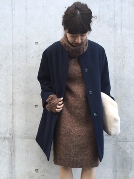 Yoshida Aoiさん（レディース・155cm）の冬コーディネート