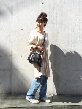 Yoshida Aoiさん（レディース・155cm）の春コーディネート