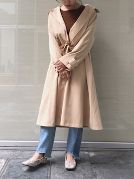 Yoshida Aoiさん(レディース・155cm)の秋コーディネート