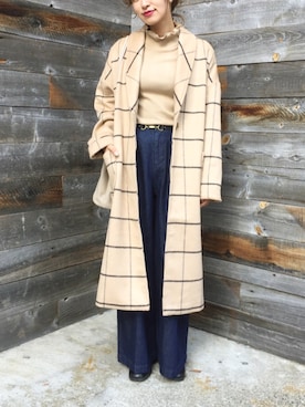 Yoshida Aoiさん（レディース・155cm）の秋コーディネート