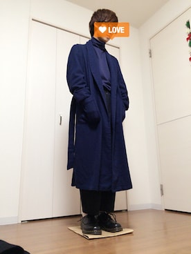 「PENDLETON（ペンドルトン）のアイテム（その他アウター）」を使った、moguさん（メンズ・172cm・20代）の冬コーディネート