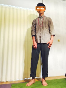 moguさん（メンズ・172cm）の春コーディネート