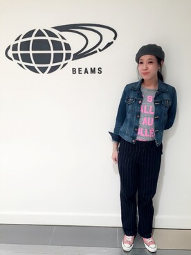 「RED CARD TOKYO（レッドカード）のアイテム（ジャケット/アウター）」を使った、Hoさん（レディース・162cm）の秋コーディネート