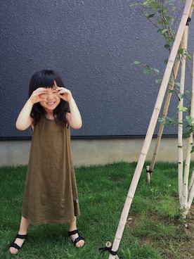 「ROPE' PICNIC（ロペピクニック）のアイテム（ワンピース/ドレス）」を使った、pipizooさん（キッズ・100cm）の夏コーディネート