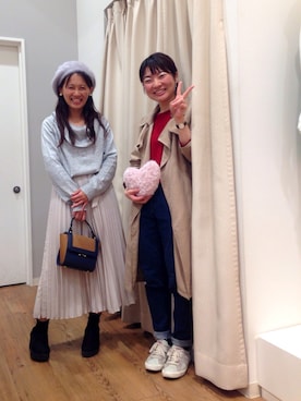 「アイテム（トレンチコート）」を使った、KA◎さん（レディース・150cm）の秋コーディネート