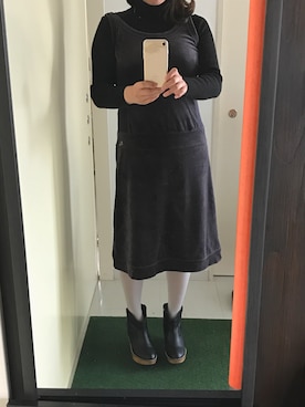 「Language（ランゲージ）のアイテム（トップス）」を使った、shimizuさん（レディース・153cm）の秋コーディネート