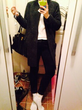 「no brand（ノーブランド）のアイテム」を使った、박나영さん（レディース・156cm）の秋コーディネート