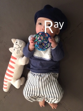 「60cm」｜「アイテム（雑貨/ホビー）」を使った、rayさん（キッズ・70cm）の冬コーディネート