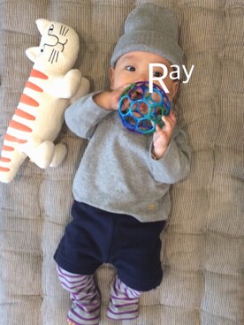 「60cm」｜「アイテム（雑貨/ホビー）」を使った、rayさん（キッズ・60cm）の冬コーディネート