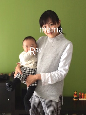 「60cm」｜「アイテム（パンツ）」を使った、rayさん（キッズ・60cm）の春コーディネート