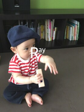 rayさん(キッズ・70cm)の春コーディネート