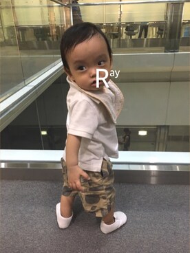 rayさん（キッズ・70cm）の夏コーディネート