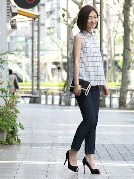 「LEE」｜keiさん（レディース・159cm）の春コーディネート