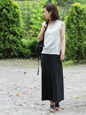 「リュックサック」｜keiさん（レディース・159cm）の夏コーディネート