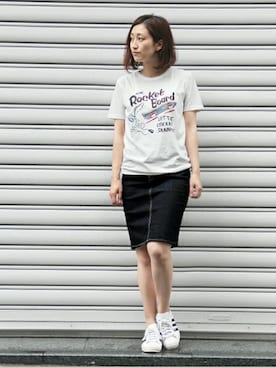 「Tshirts」｜keiさん（レディース・159cm）の夏コーディネート