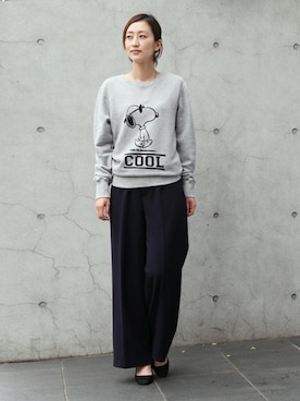 「The DUFFER of ST.GEORGE（ザダファーオブセントジョージ）のアイテム」を使った、keiさん（レディース・159cm）の秋コーディネート
