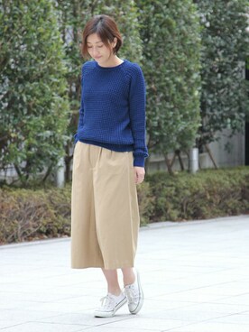 「ニツト」｜keiさん（レディース・159cm）の冬コーディネート