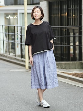 「スカーチョ」｜keiさん（レディース・159cm）の春コーディネート