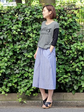 「スカーチョ」｜keiさん（レディース・159cm）の夏コーディネート