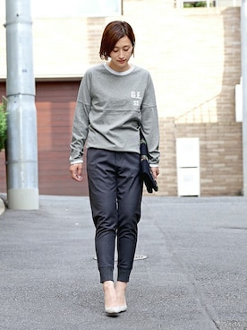 「The DUFFER of ST.GEORGE（ザダファーオブセントジョージ）のアイテム」を使った、keiさん（レディース・159cm）の秋コーディネート