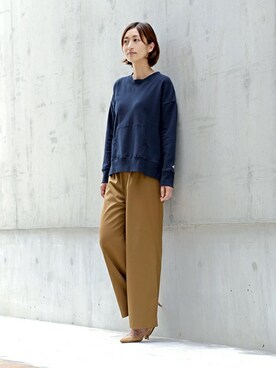「The DUFFER of ST.GEORGE（ザダファーオブセントジョージ）のアイテム」を使った、keiさん（レディース・159cm）の秋コーディネート