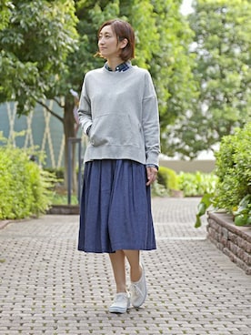 「The DUFFER of ST.GEORGE（ザダファーオブセントジョージ）のアイテム」を使った、keiさん（レディース・159cm）の秋コーディネート