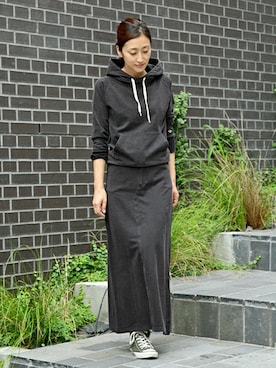 「The DUFFER of ST.GEORGE（ザダファーオブセントジョージ）のアイテム」を使った、keiさん（レディース・159cm）の冬コーディネート