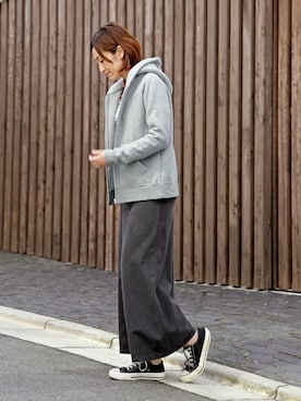 「The DUFFER of ST.GEORGE（ザダファーオブセントジョージ）のアイテム」を使った、keiさん（レディース・159cm）の冬コーディネート