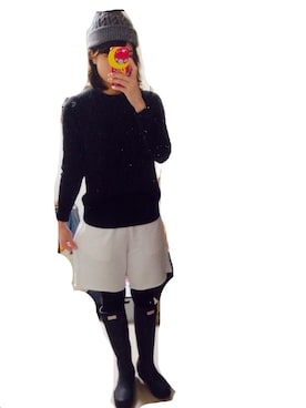 「united arrows」｜「アイテム（レインシューズ）」を使った、tmsay000さん（レディース・165cm）の冬コーディネート