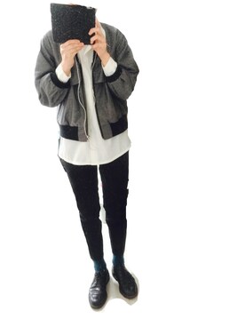 「And A（アンドエー）のアイテム（ジャケット/アウター）」を使った、tmsay000さん（レディース・165cm）の春コーディネート