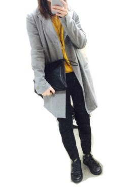 「Y-3（ワイスリー）のアイテム（その他アウター）」を使った、tmsay000さん（レディース・165cm）の秋コーディネート
