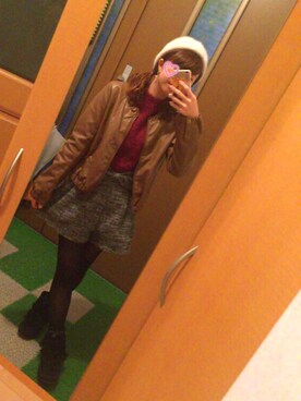 「ASBEE」｜ゆずさん（レディース・151cm）の秋コーディネート