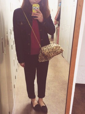 「ピンクニット」｜ｍｙｕ☺︎さん（レディース・158cm）の冬コーディネート