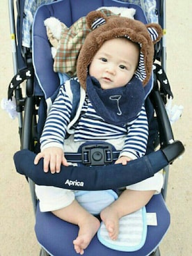 「babygap」｜「アイテム（その他トップス）」を使った、Jemmyさん（キッズ・70cm）の秋コーディネート