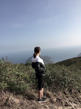 「Nike flyknit」｜「アイテム（ジャケット/アウター）」を使った、Charlotteabbie 🐇さん（レディース・153cm）の秋コーディネート