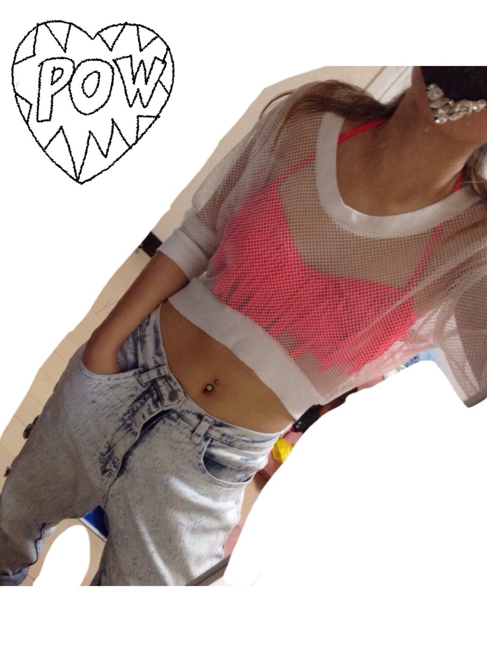 「summer、pink、swimwear」｜「FOREVER 21のフリンジビキニ（水着、ピンク系）」を使った、Rikaさん（レディース・153cm）の夏コーディネートの1枚目の写真